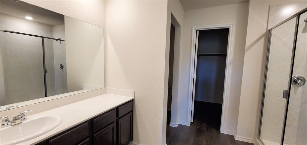 2125 Basil Avenue Anna, TX 75409 - Photo 10 of 12 a bathroom with a sink and a mirror