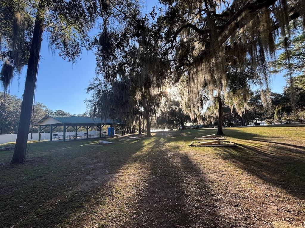 14403 Northeast 252nd Ct Road, Unit 128 Fort McCoy, FL 32134 - Photo 17 of 23 a view of a park with large trees