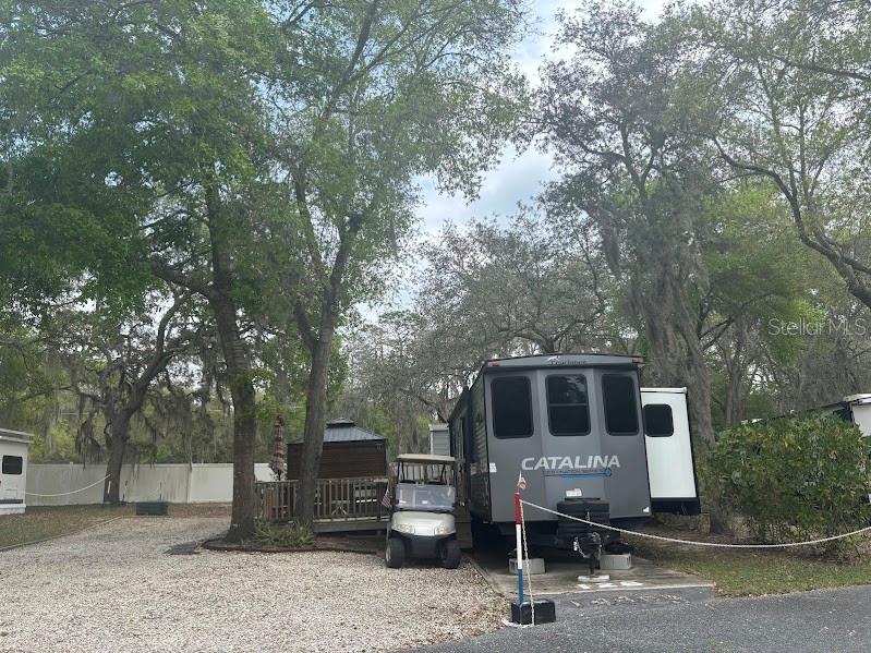 14403 Northeast 252nd Ct Road, Unit 128 Fort McCoy, FL 32134 - Photo 2 of 23 a front view of a house with garden