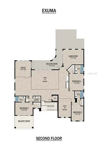 a picture of a floor plan