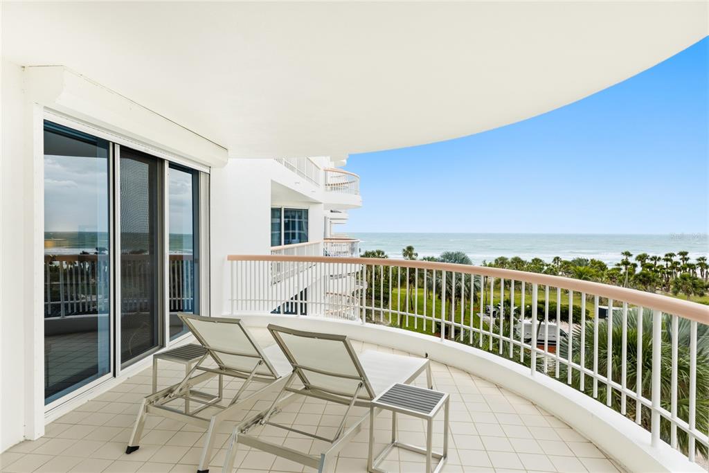 455 Longboat Club Road, Unit 408 Longboat Key, FL 34228 - Photo 27 of 58 a view of balcony with furniture