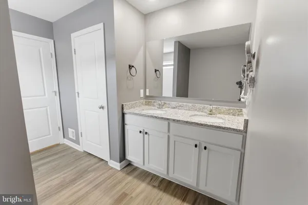 a utility room with a washer and dryer