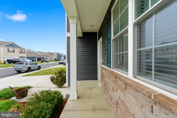 a house view with a garden space
