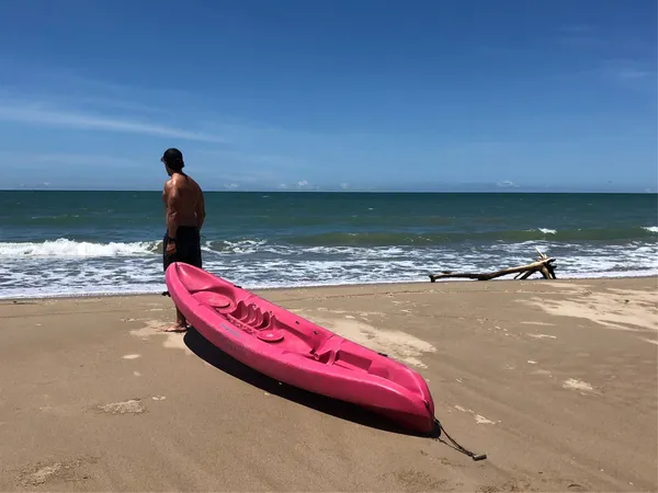 a view of a pool with a lot of stuff