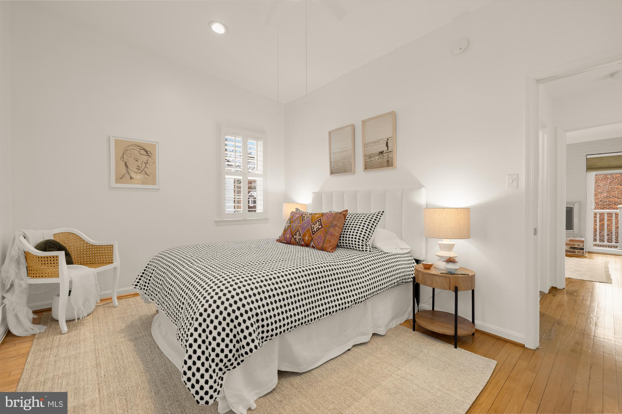 2808 Olive Street Northwest Washington, DC 20007 - Photo 24 of 37 Front bedroom is sizable