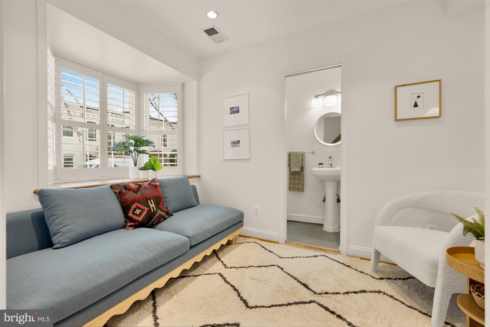 2808 Olive Street Northwest Washington, DC 20007 - Photo 27 of 37 Main level 3rd BR features ensuite full bath