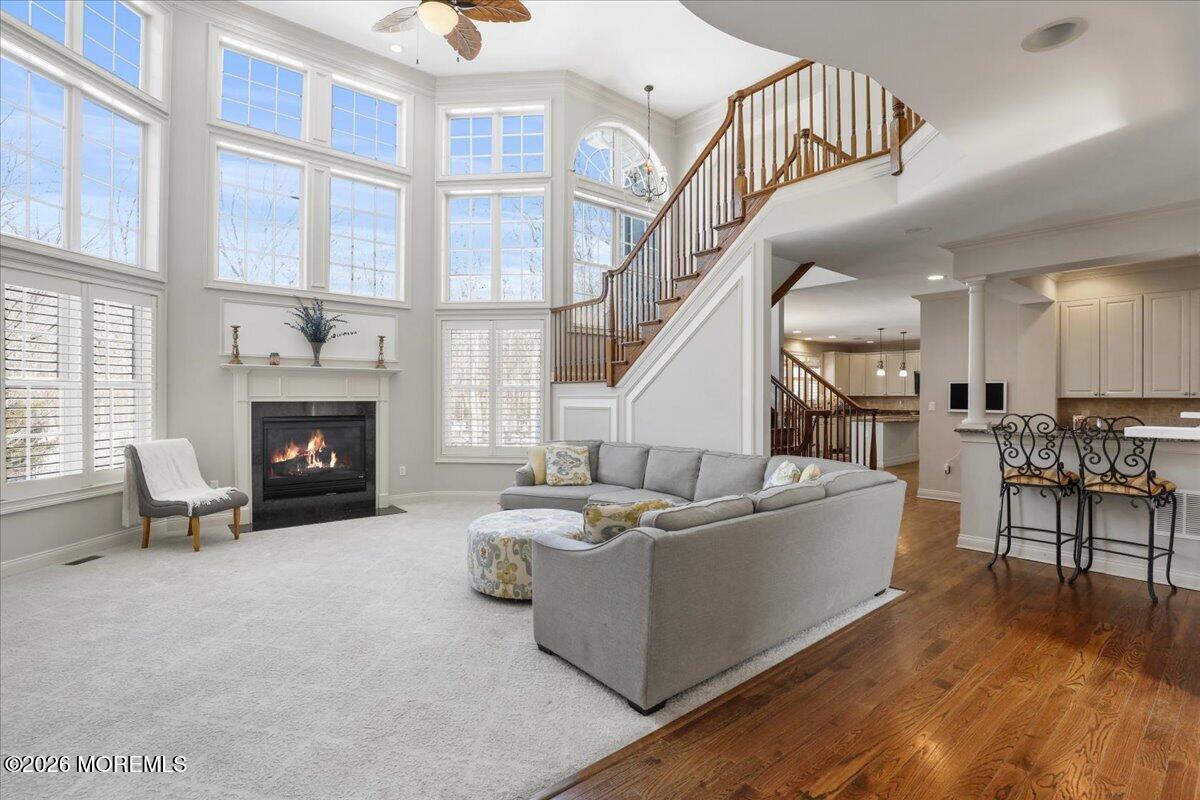 34 Rutledge Road Marlboro, NJ 07746 - Photo 9 of 54 Great Room w/ Gas Fireplace