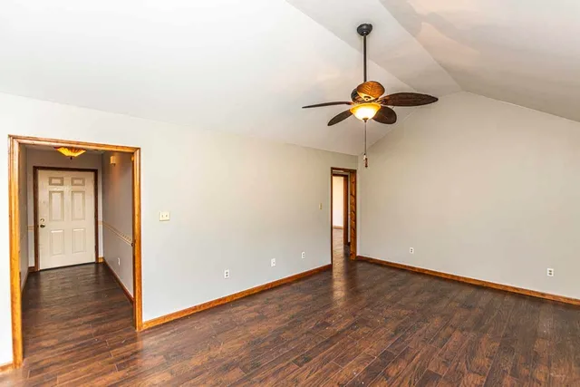 a window in an empty room