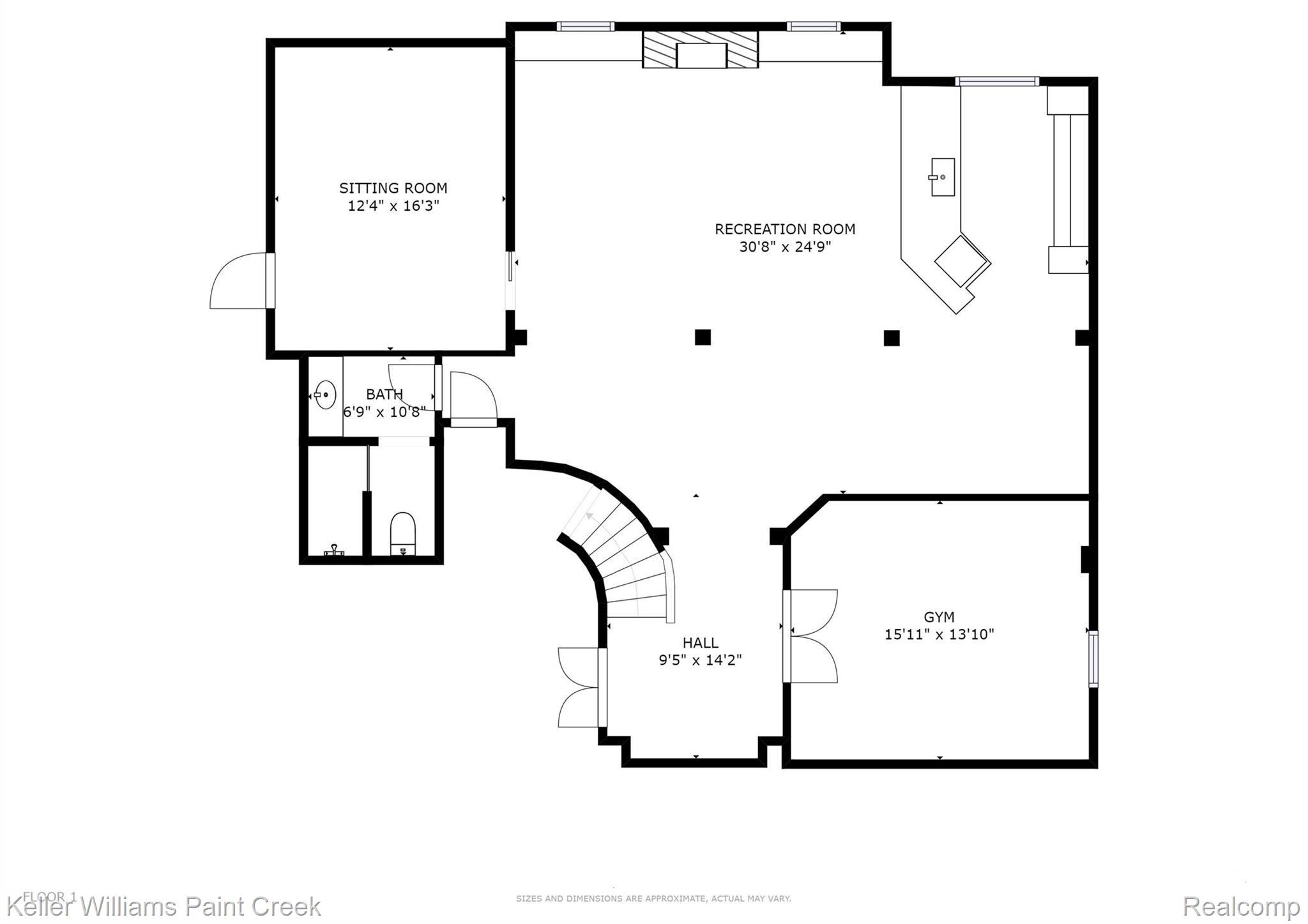 2777 South Addison Circle Rochester, MI 48306 - Photo 85 of 85 Lower Level Floor Plan