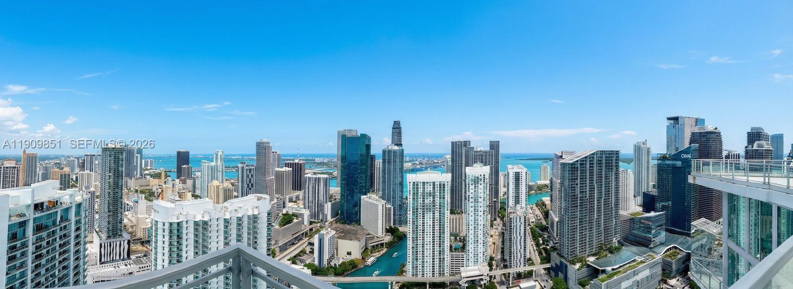 92 Southwest 3rd Street, Unit PH5213 Miami, FL 33130 - Photo 3 of 24 a view of a city with tall buildings