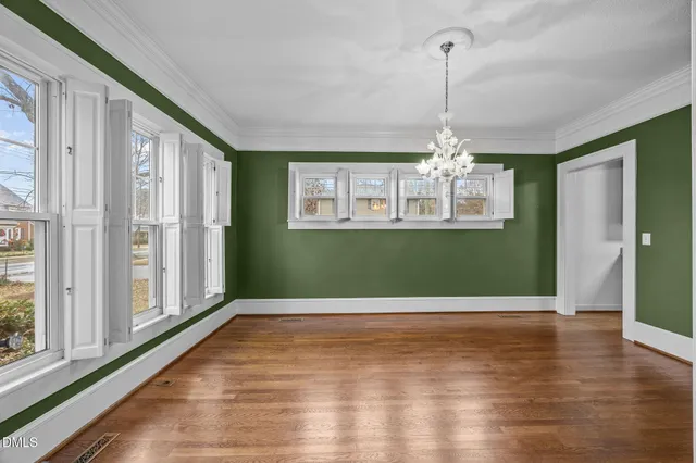 a view of an front door