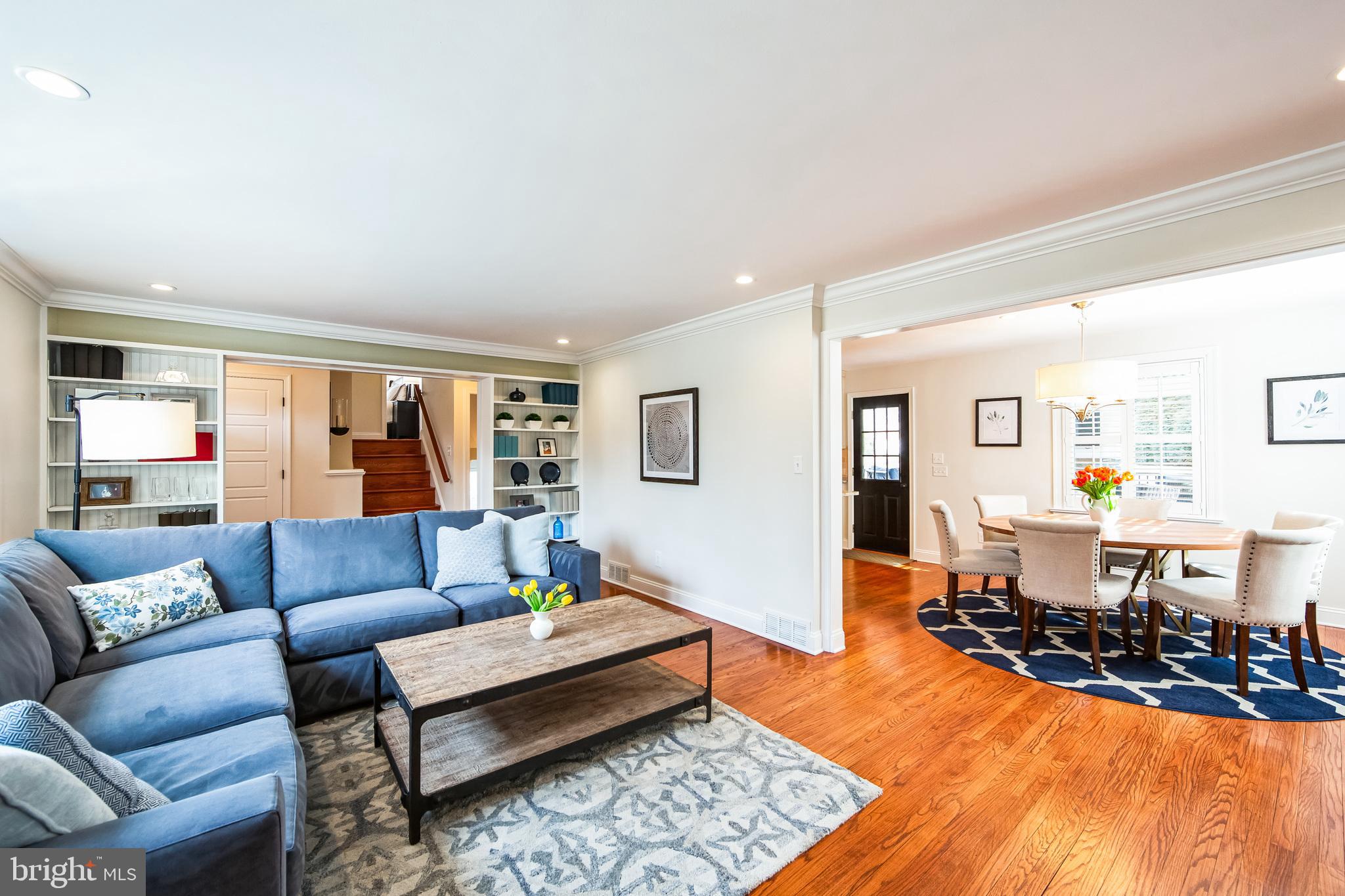 131 Clover Hill Lane Wayne, PA 19087 - Photo 5 of 50 a living room with furniture and wooden floor