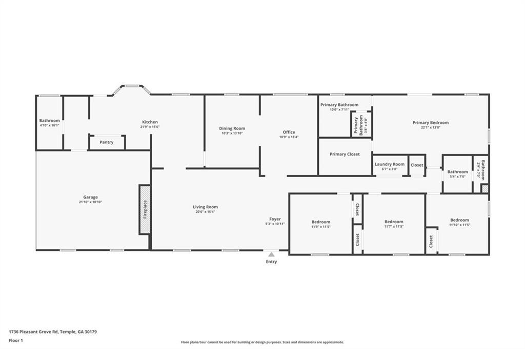 1736 Pleasant Grove Road Temple, GA 30179 - Photo 31 of 31 a black and white photo of a white wall