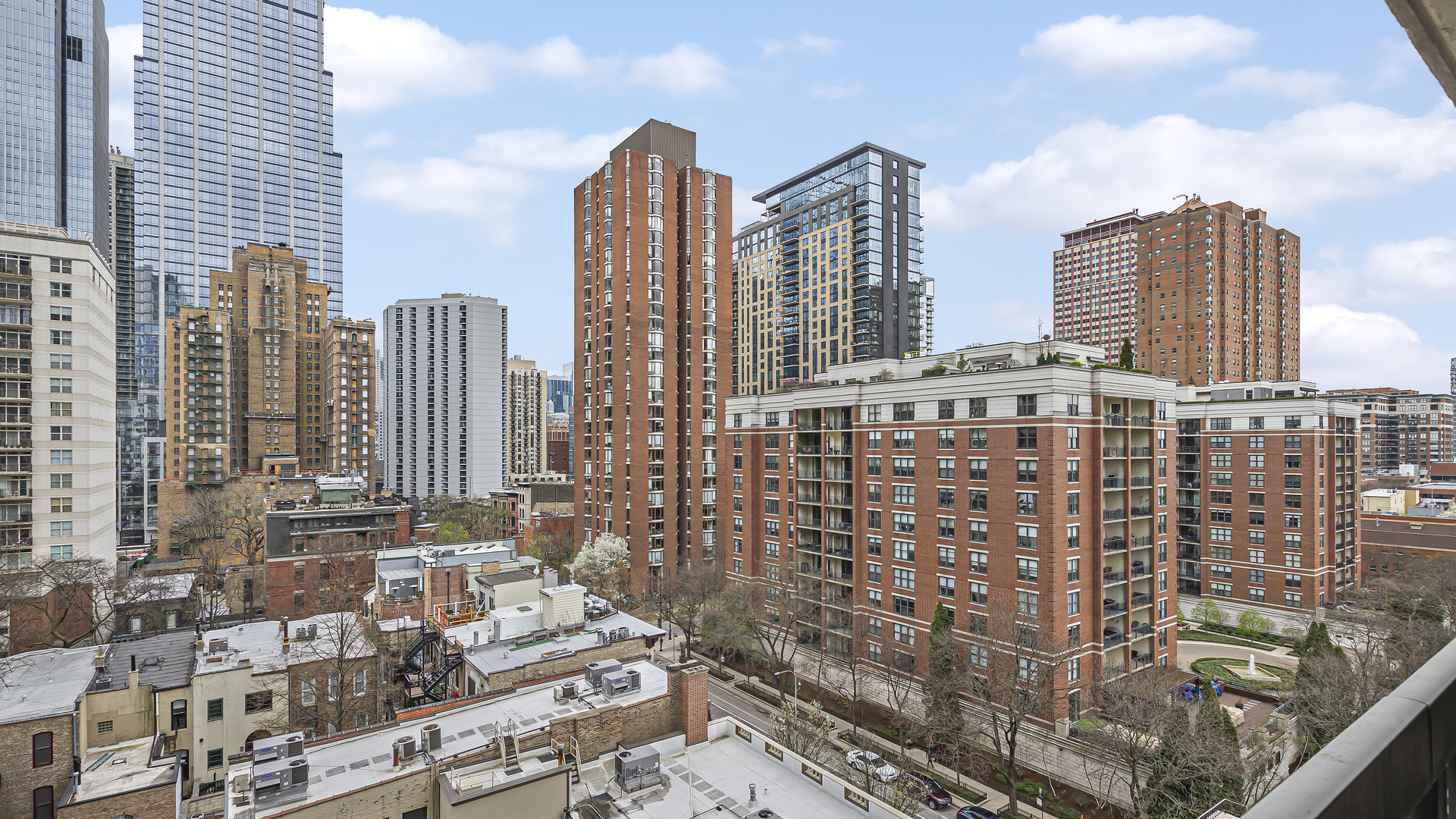 33 West Delaware Place, Unit 10G Chicago, IL 60610 - Photo 12 of 20 a view of a city with tall buildings