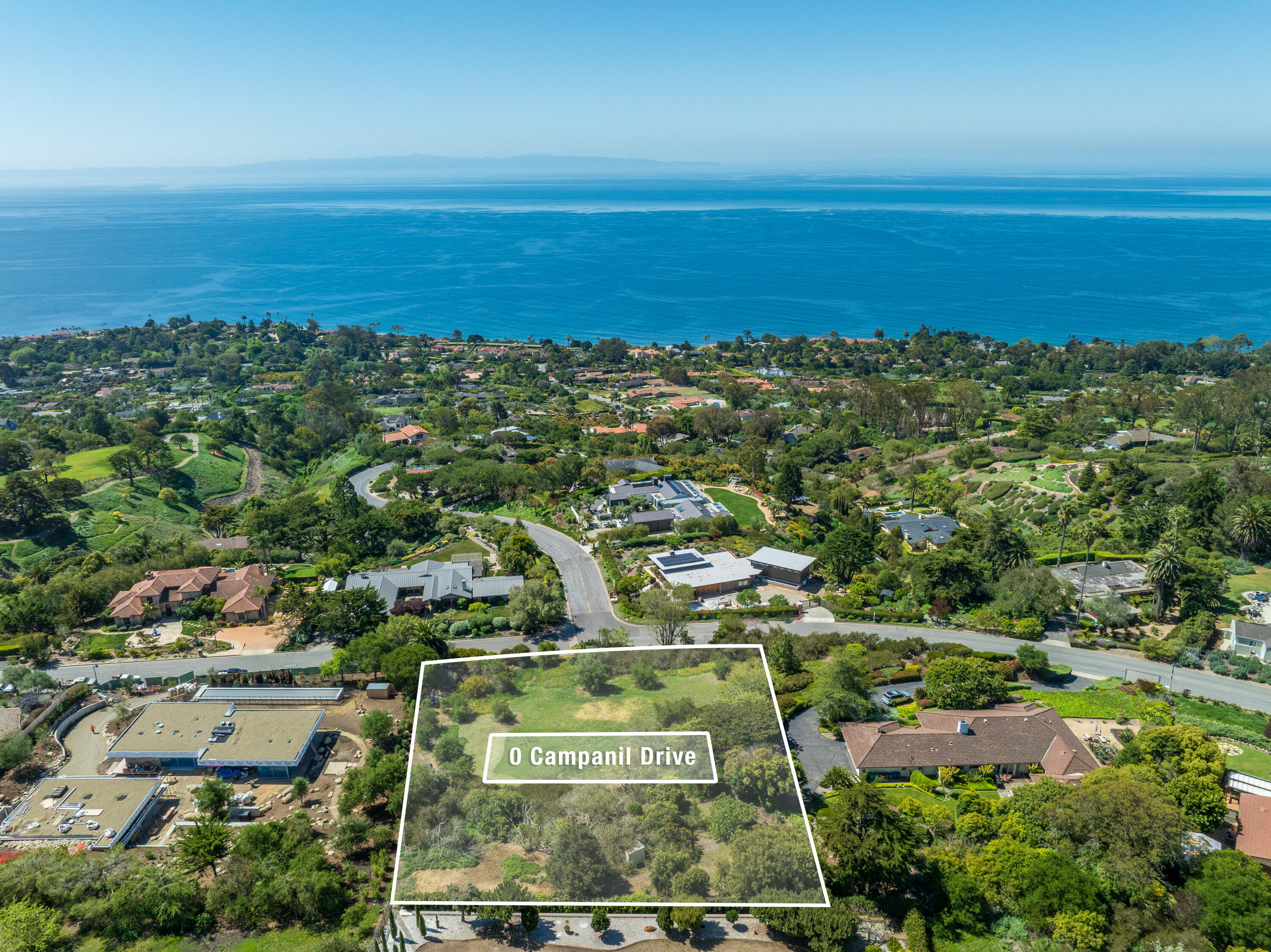 3324 Campanil Drive Santa Barbara, CA 93109 - Photo 2 of 42 an aerial view of ocean and residential houses with outdoor space