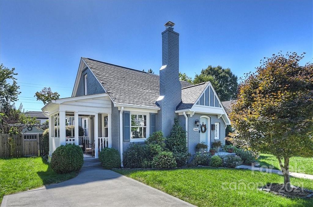 3404 Ritch Avenue Charlotte, NC 28206 - Photo 2 of 33 a front view of a house with garden
