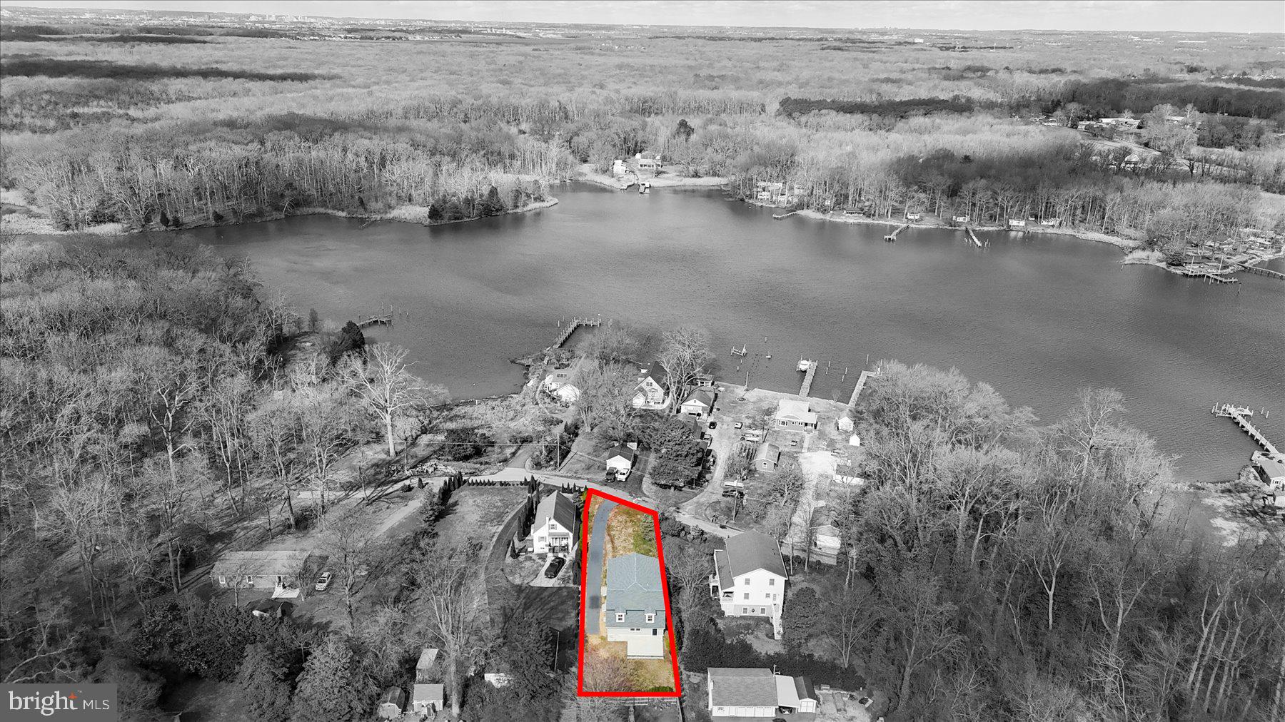 2507 Island View Road Essex, MD 21221 - Photo 45 of 51 an aerial view of a houses with ocean view