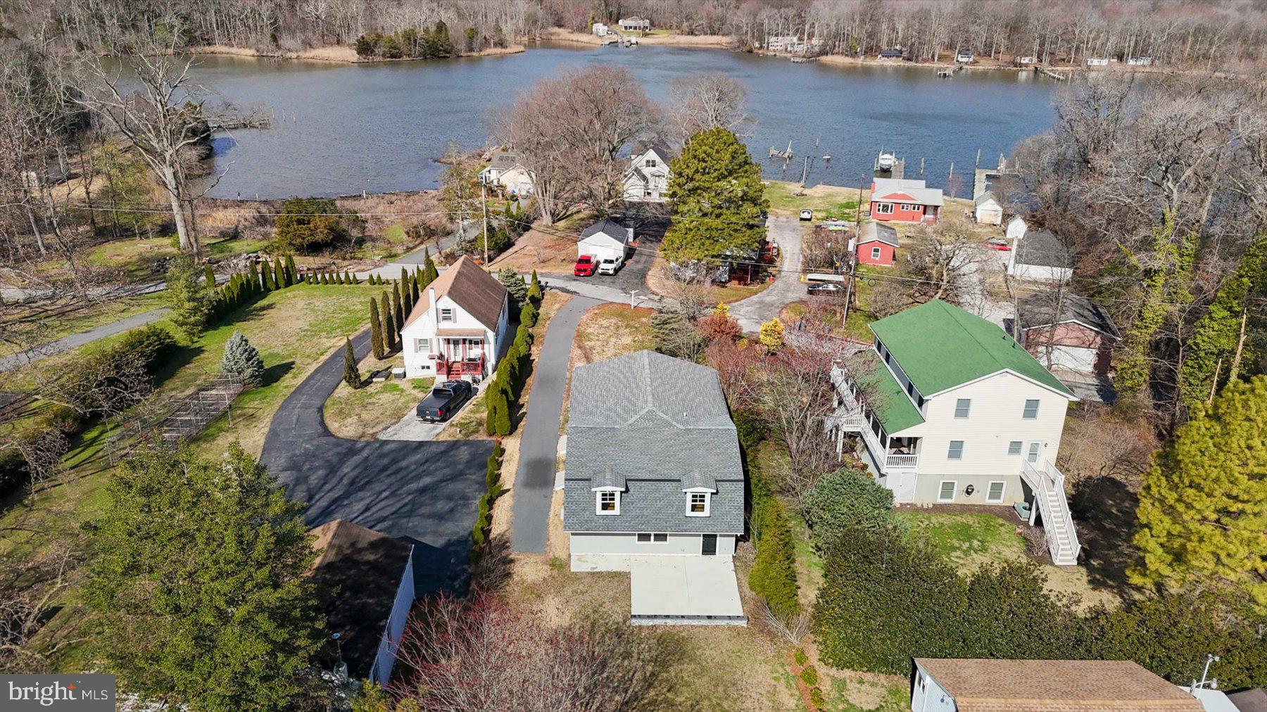 2507 Island View Road Essex, MD 21221 - Photo 48 of 51 an aerial view of a house with a lake view
