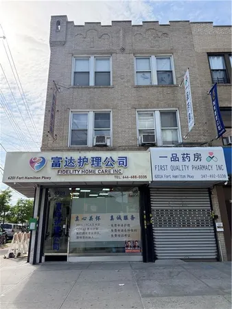 a view of a building with entryway