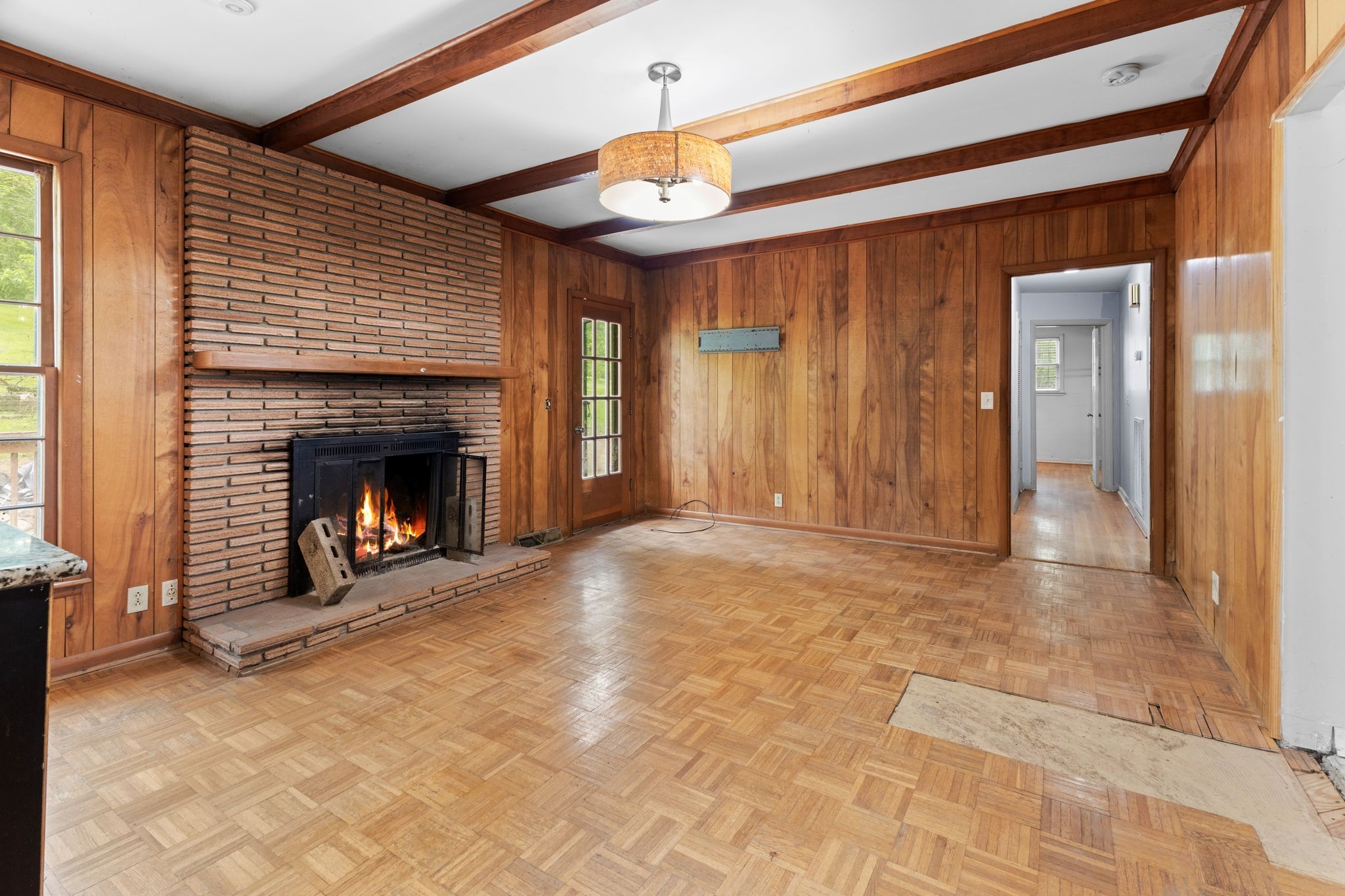 483 Franklin Road Franklin, TN 37069 - Photo 18 of 48 a view of an empty room with window and fire place