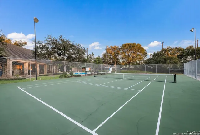 a view of a tennis court