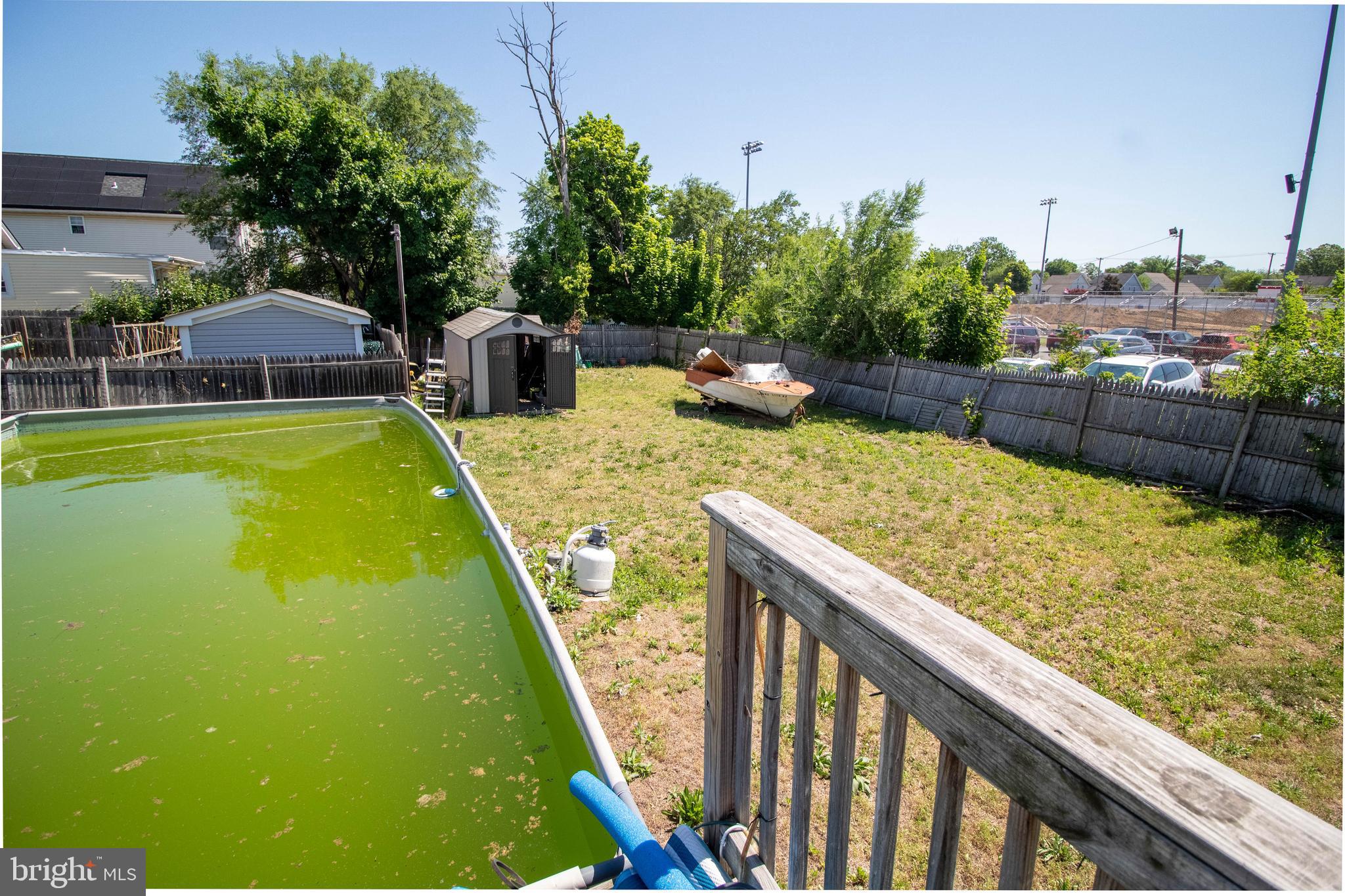 100 Grant Street Riverside, NJ 08075 - Photo 7 of 34 a view of swimming pool from a balcony