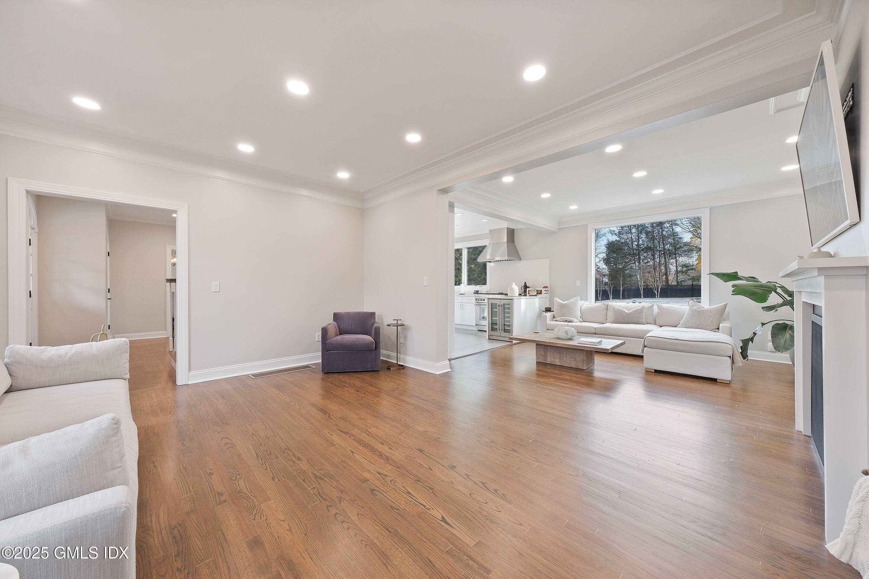 4 Banksville Avenue Greenwich, CT 06831 - Photo 5 of 37 a living room with furniture and a wooden floor