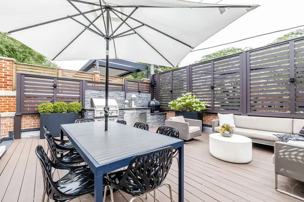 a view of deck with patio