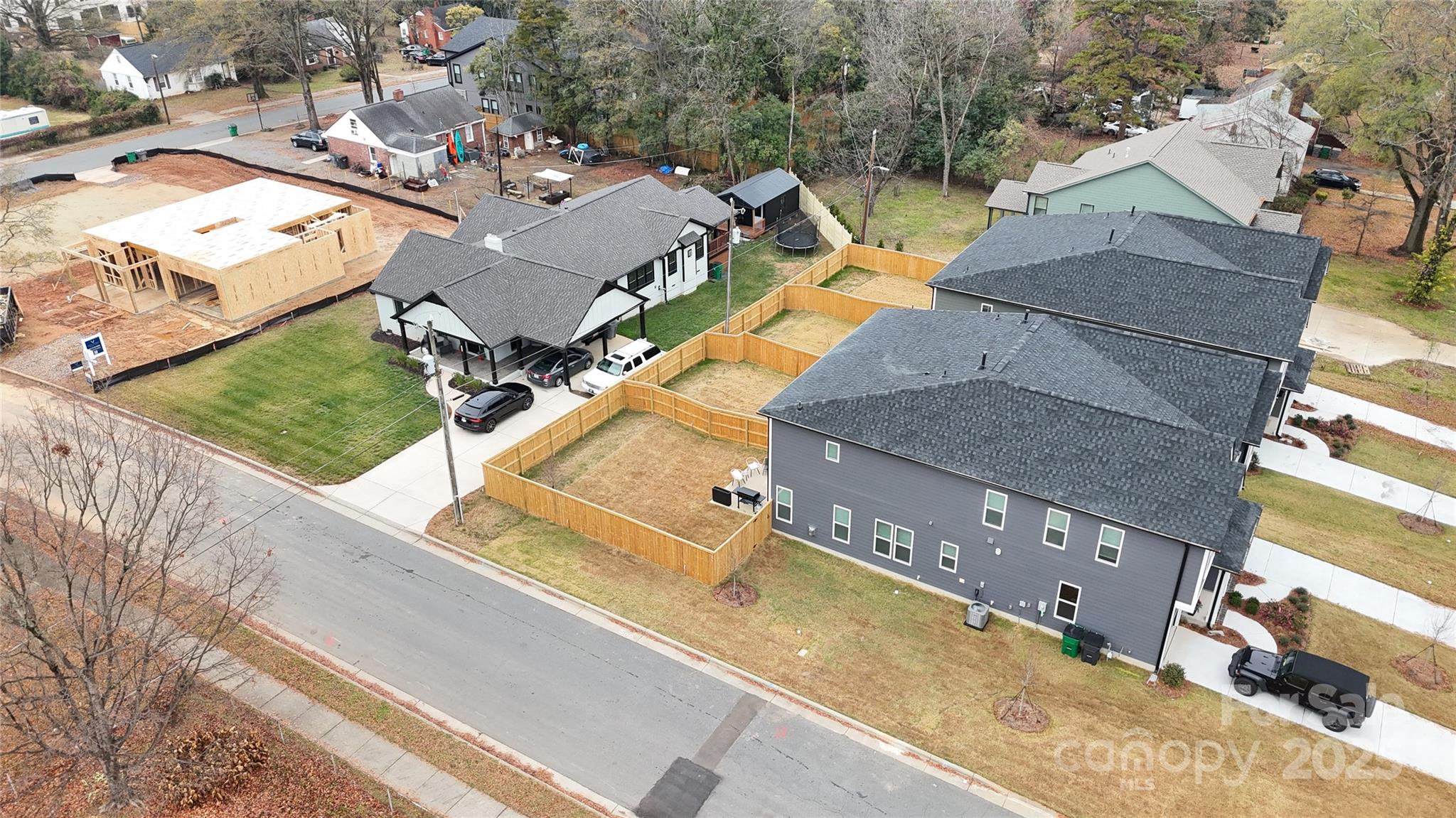 400 Bowman Road, Unit 1 Charlotte, NC 28217 - Photo 16 of 16 an aerial view of residential houses with outdoor space