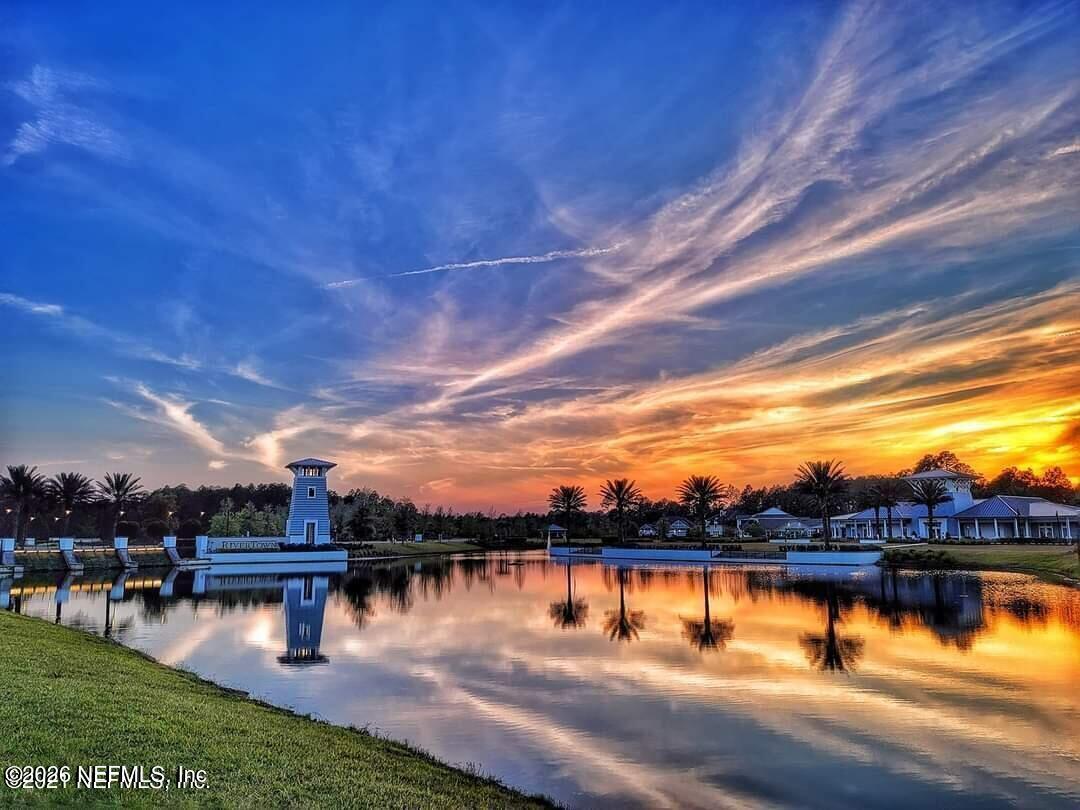 87 Footbridge Road St. Johns, FL 32259 - Photo 28 of 32 a view of a lake with houses in back