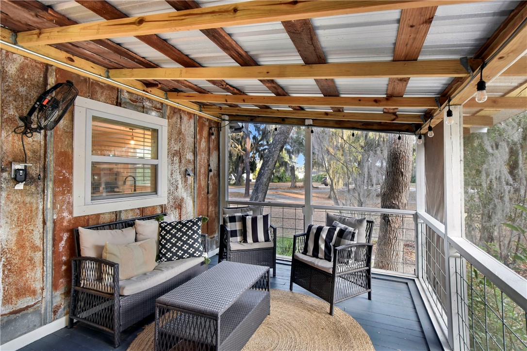 211 Trumbull Street Darien, GA 31305 - Photo 20 of 26 Enjoy the quiet location on your back porch.