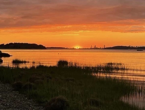 212 Nantasket Road Hull, MA 02045 - Photo 8 of 36 a view of lake with mountain in background