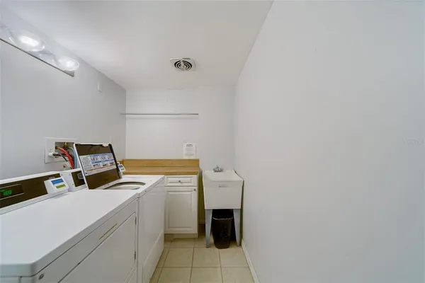 a room with storage and utility