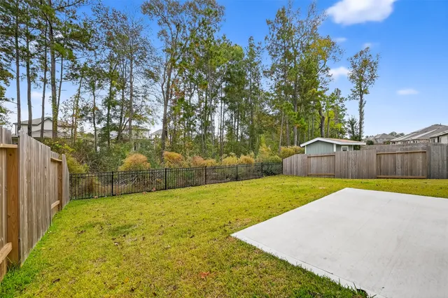 a view of an outdoor space and swimming pool