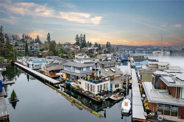 a view of city and lake