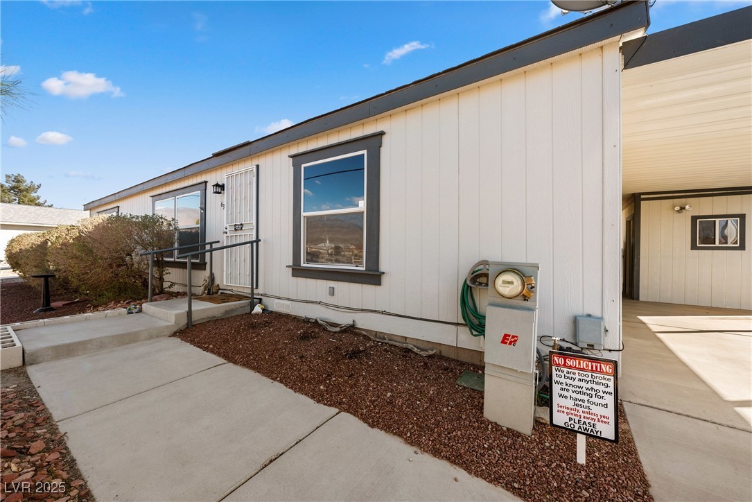 633 East Simkins Road Pahrump, NV 89060 - Photo 4 of 25 View of side of property