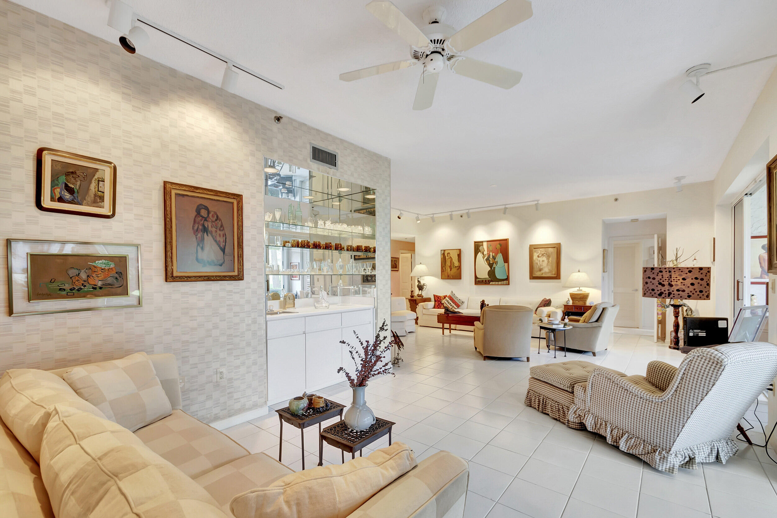 17031 Boca Club Boulevard, Unit 61B Boca Raton, FL 33487 - Photo 19 of 45 Office to living room