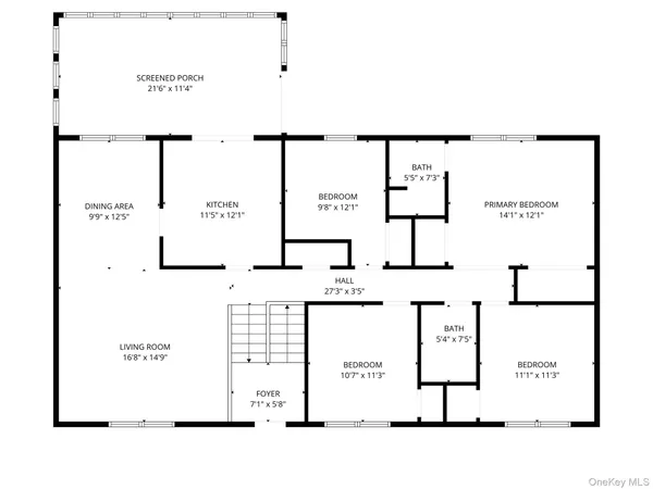 a picture of a bench in the wall