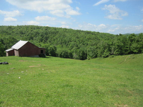 3404 Black Ridge Road Southwest Floyd, VA 24091 - Photo 31 of 39 a view of a green field with wooden fence