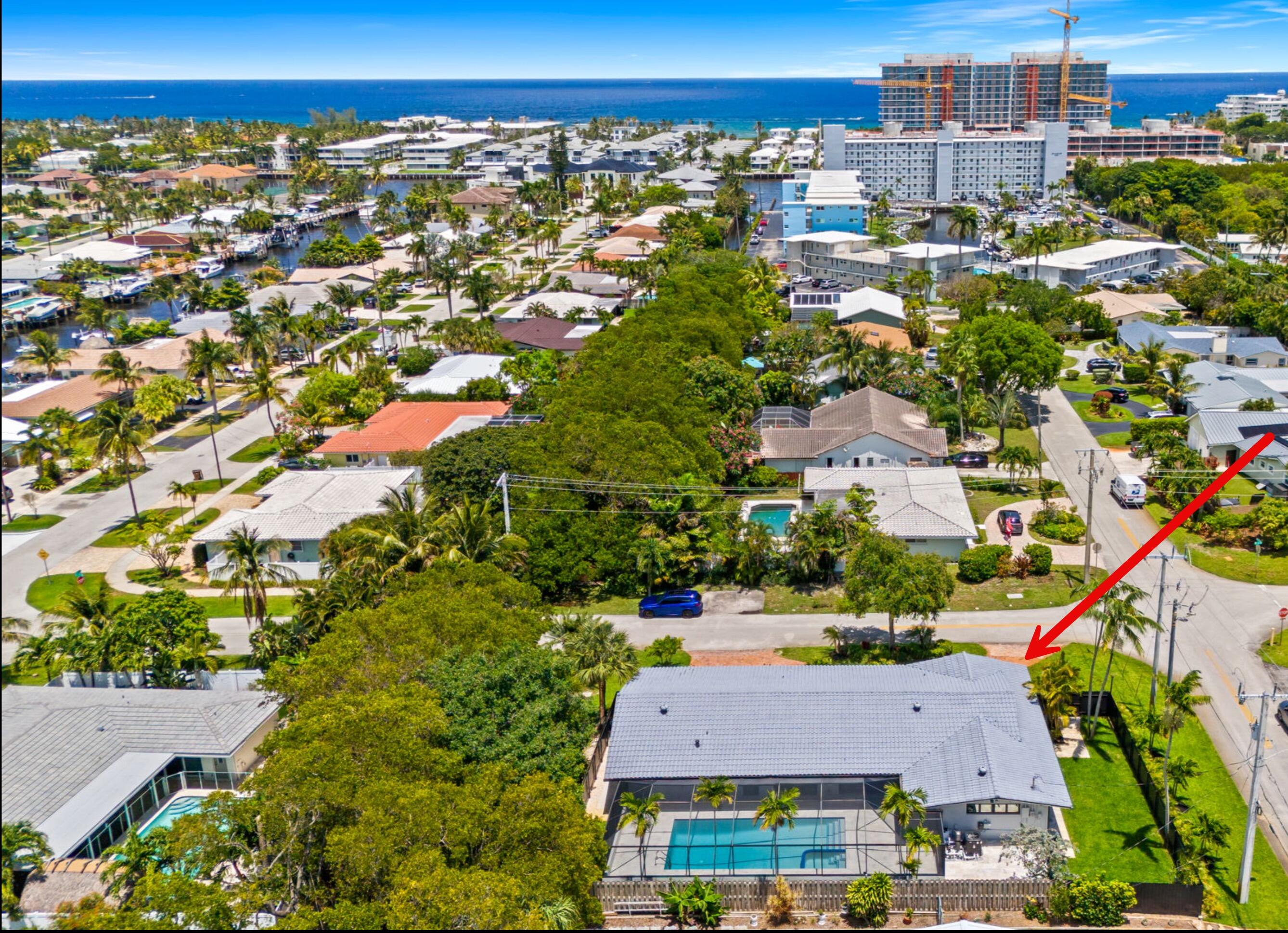 2811 Northeast 53rd Court Lighthouse Point, FL 33064 - Photo 7 of 31 Aerial 3