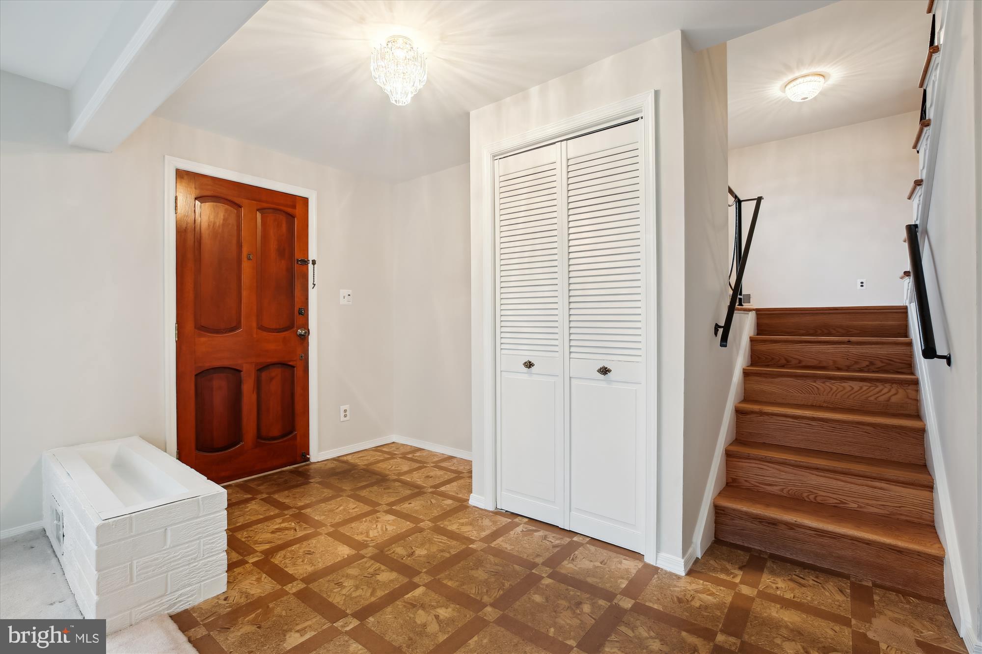 4105 Tulare Drive Silver Spring, MD 20906 - Photo 30 of 54 a view of a livingroom with wooden floor and stairs