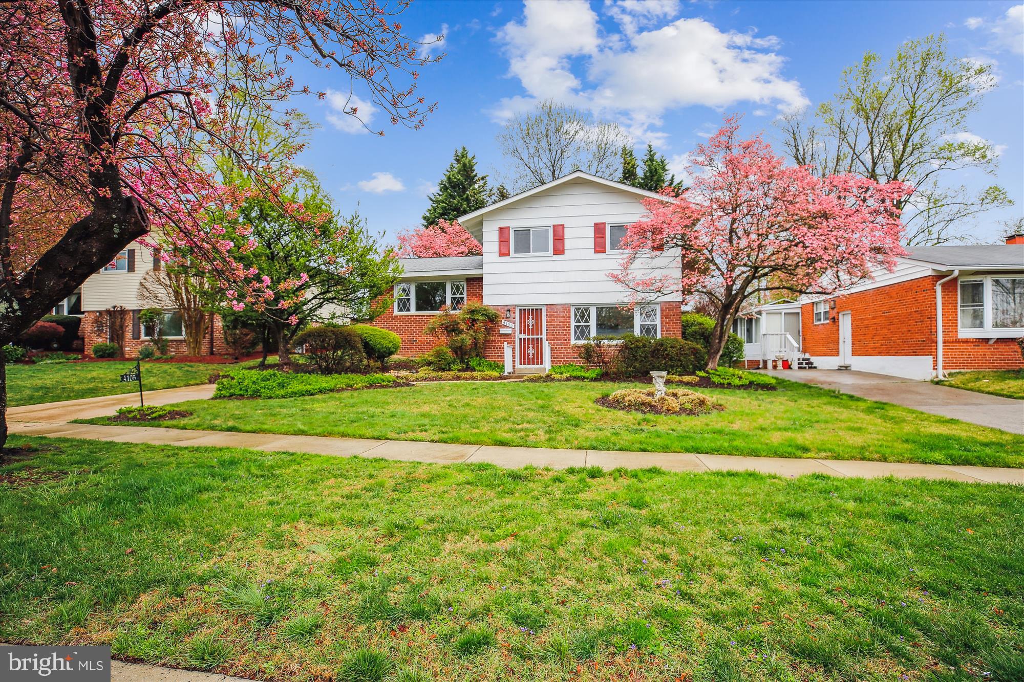 4105 Tulare Drive Silver Spring, MD 20906 - Photo 3 of 54 a front view of a house with a yard