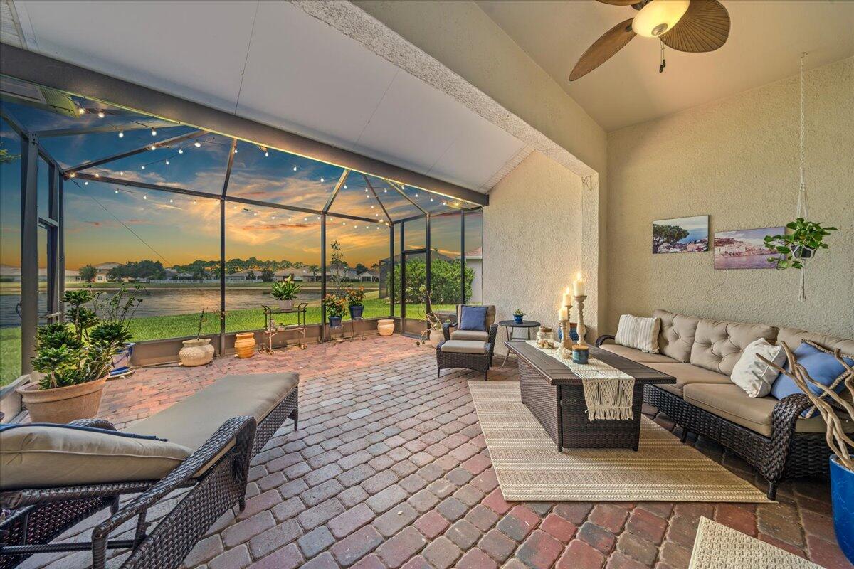 337 Abernathy Circle Palm Bay, FL 32909 - Photo 14 of 51 a living room with furniture and a large window