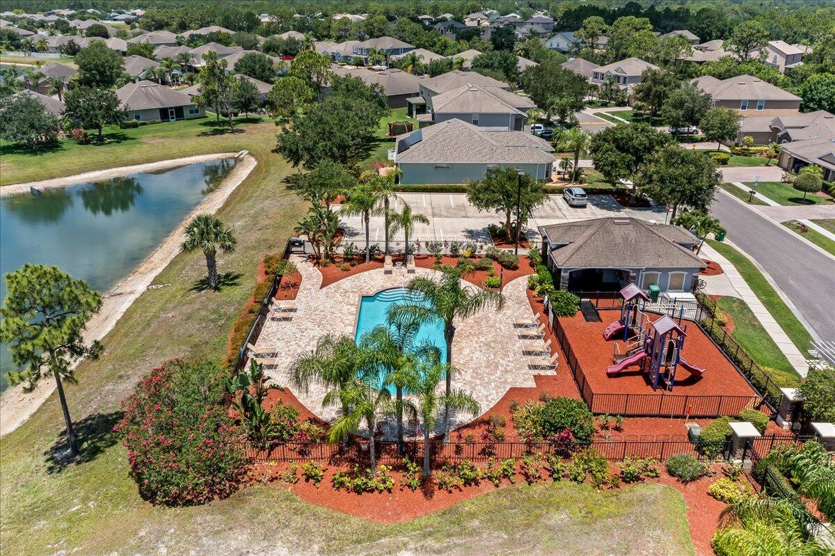 337 Abernathy Circle Palm Bay, FL 32909 - Photo 50 of 51 an aerial view of a residential houses and outdoor space