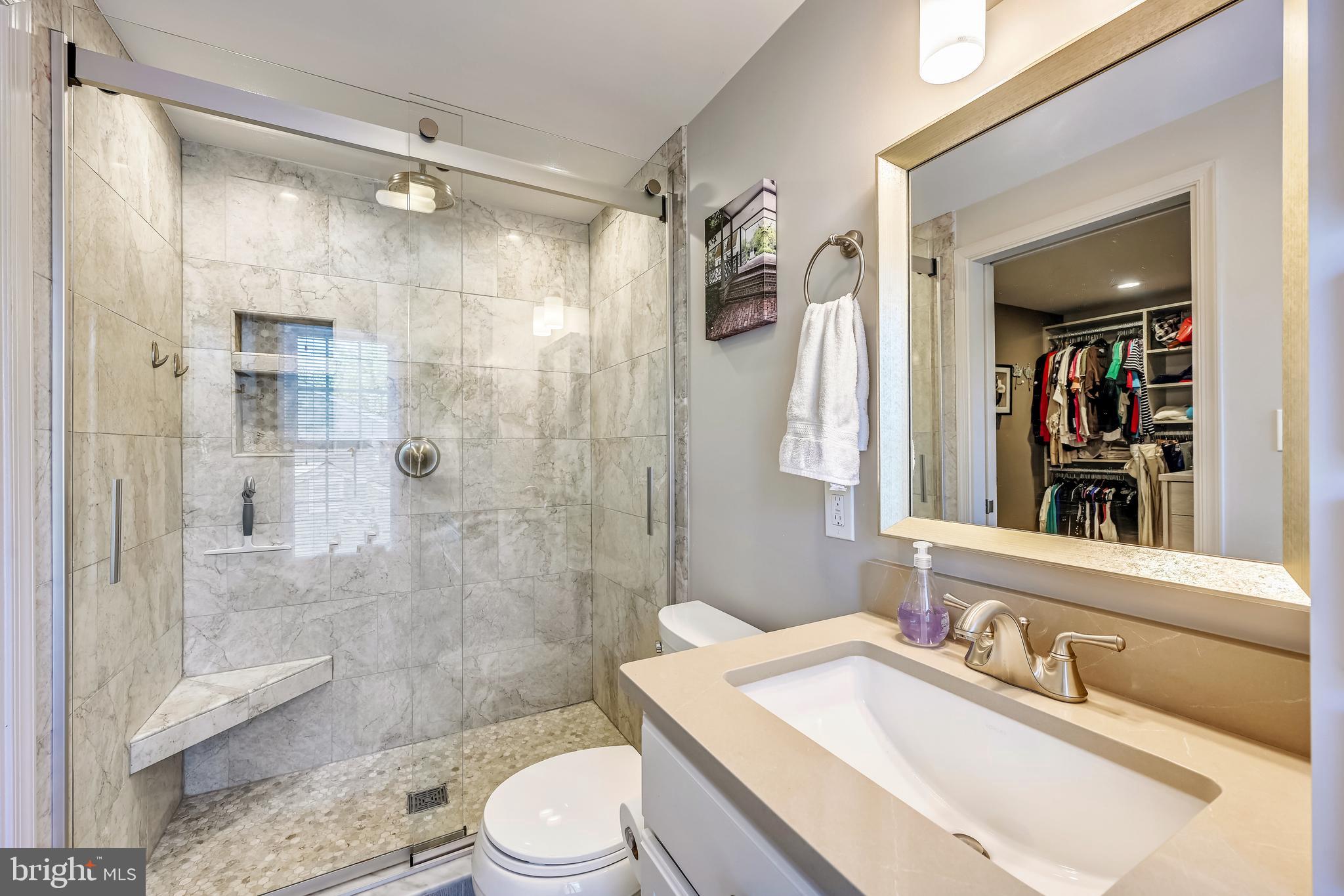 7319 Bobo Link Court Columbia, MD 21046 - Photo 19 of 27 Primary custom bath with rain shower