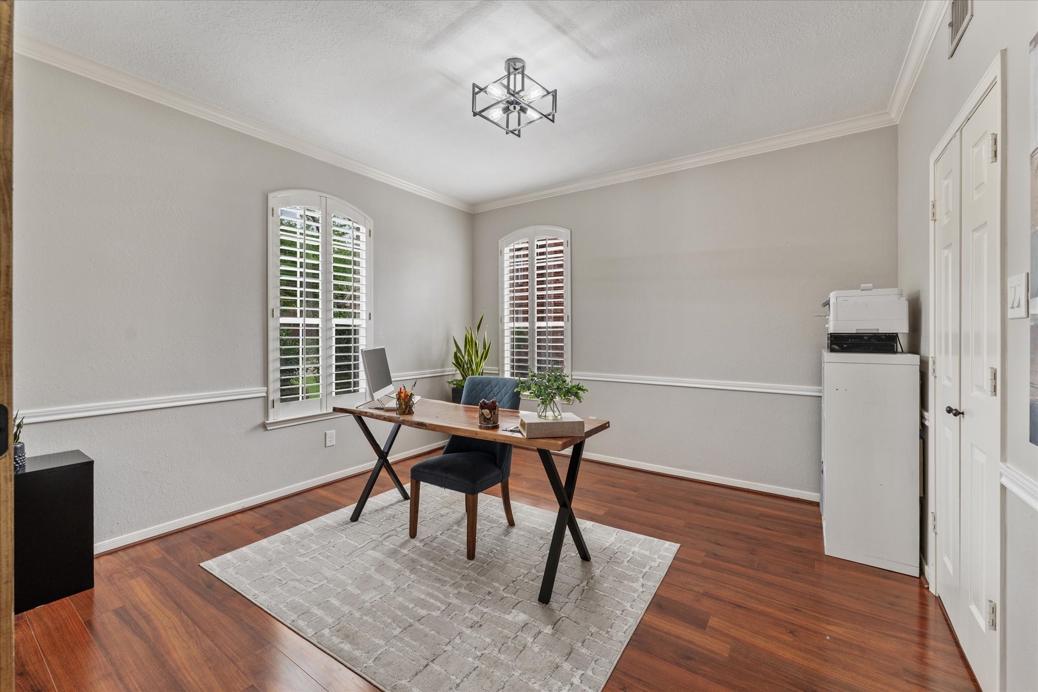 4318 Raintree Court Pasadena, TX 77505 - Photo 12 of 36 a view of a dining room with furniture window and wooden floor