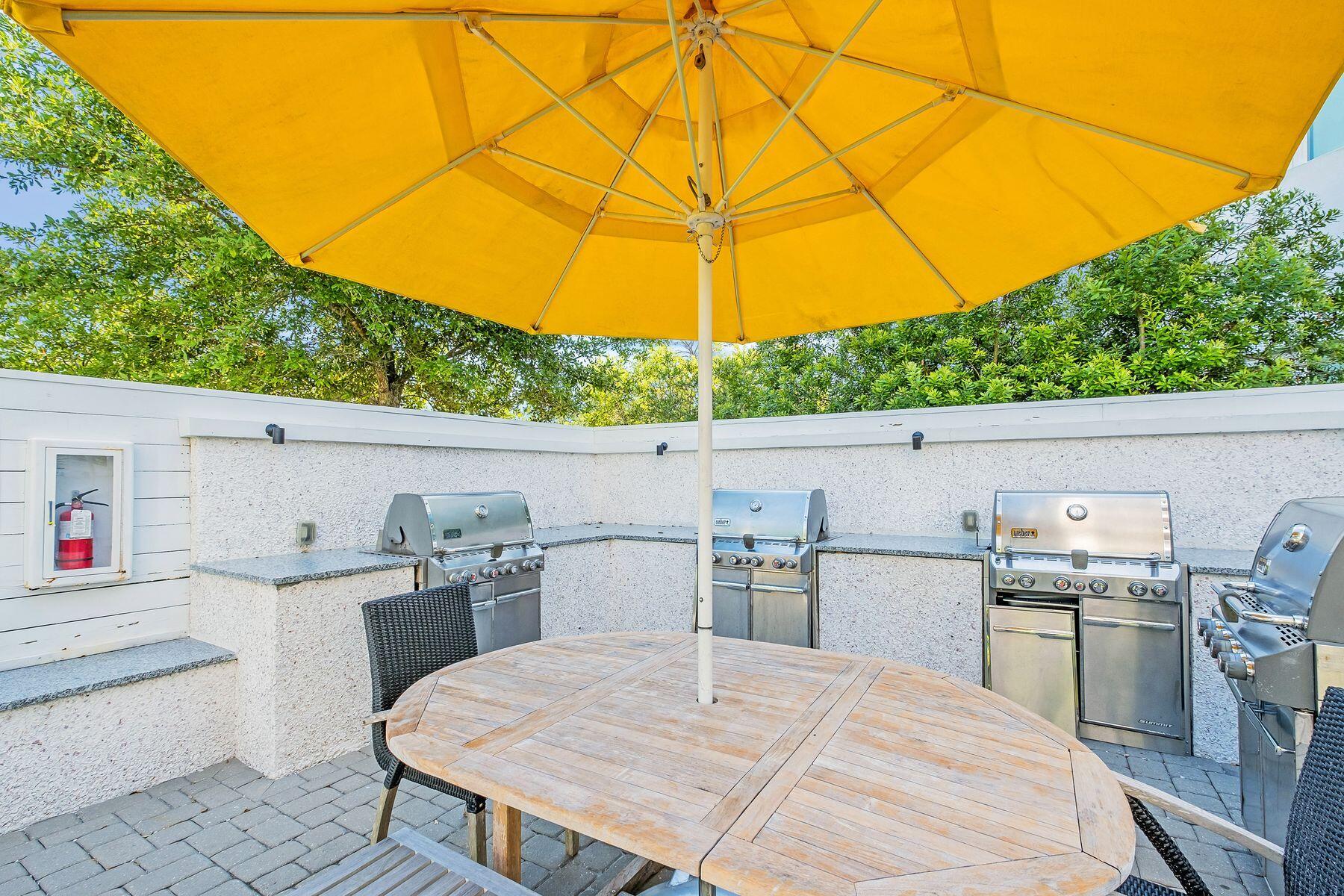 10941 East County Highway 30A, Unit 131 Inlet Beach, FL 32461 - Photo 45 of 54 Outdoor Grill Area