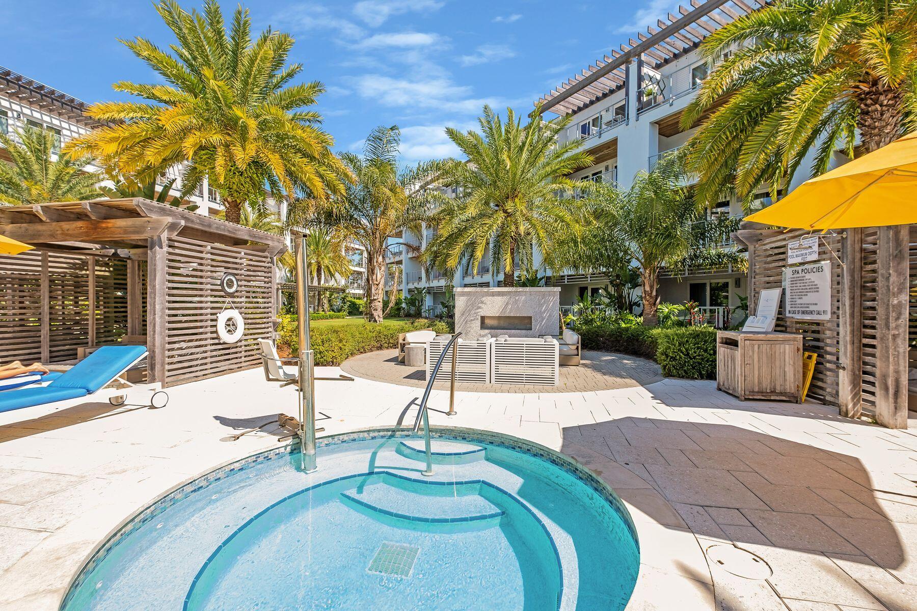 10941 East County Highway 30A, Unit 131 Inlet Beach, FL 32461 - Photo 46 of 54 Hot Tub