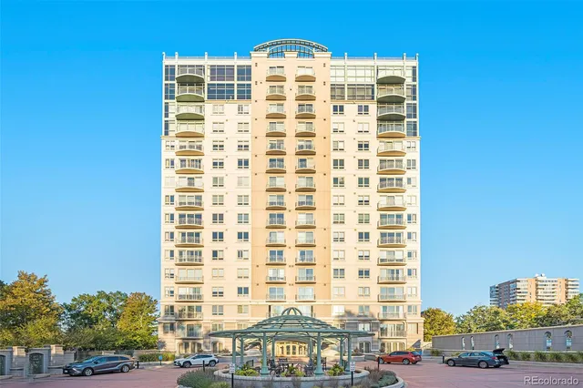 a front view of a building