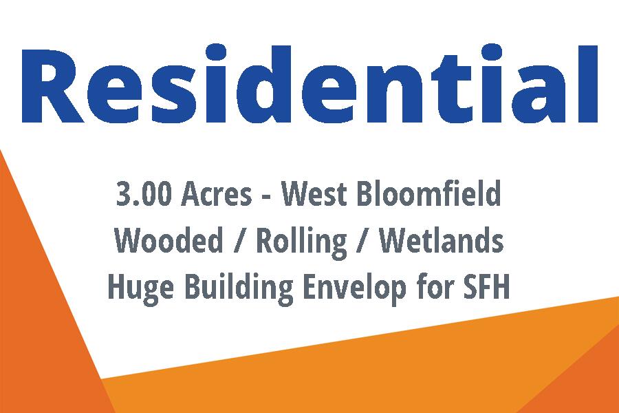 5835 Drake Road West Bloomfield, MI 48322 - Photo 1 of 18 Photo Land Listings